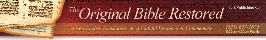 Restoring the Original Bible